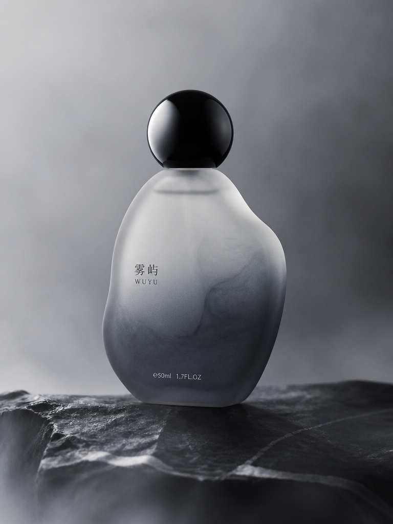 雾屿 · 香水包装设计 - AI 生成的产品设计作品