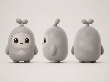 雾豆 · IP 角色设计与周边拆解